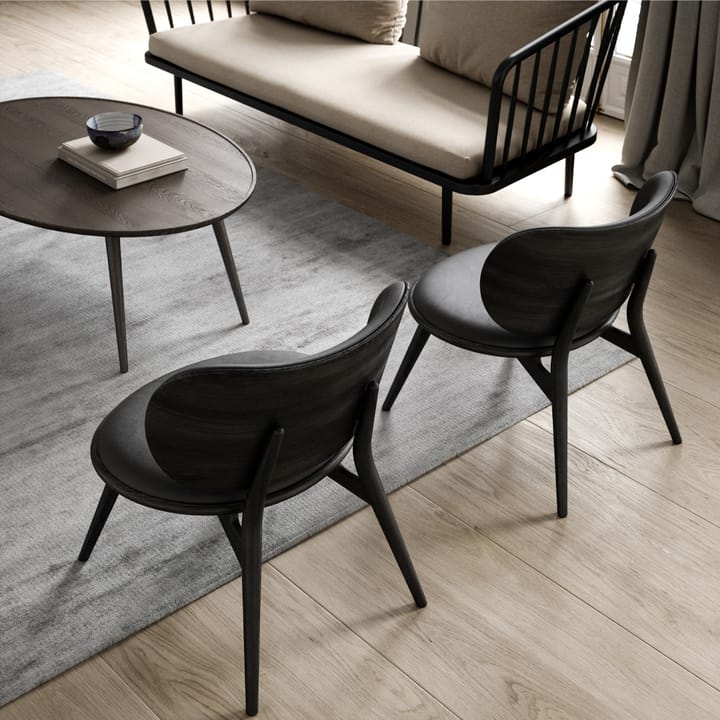 The Lounge Chair loungestol, Natural-mattlackat ekstativ Mater