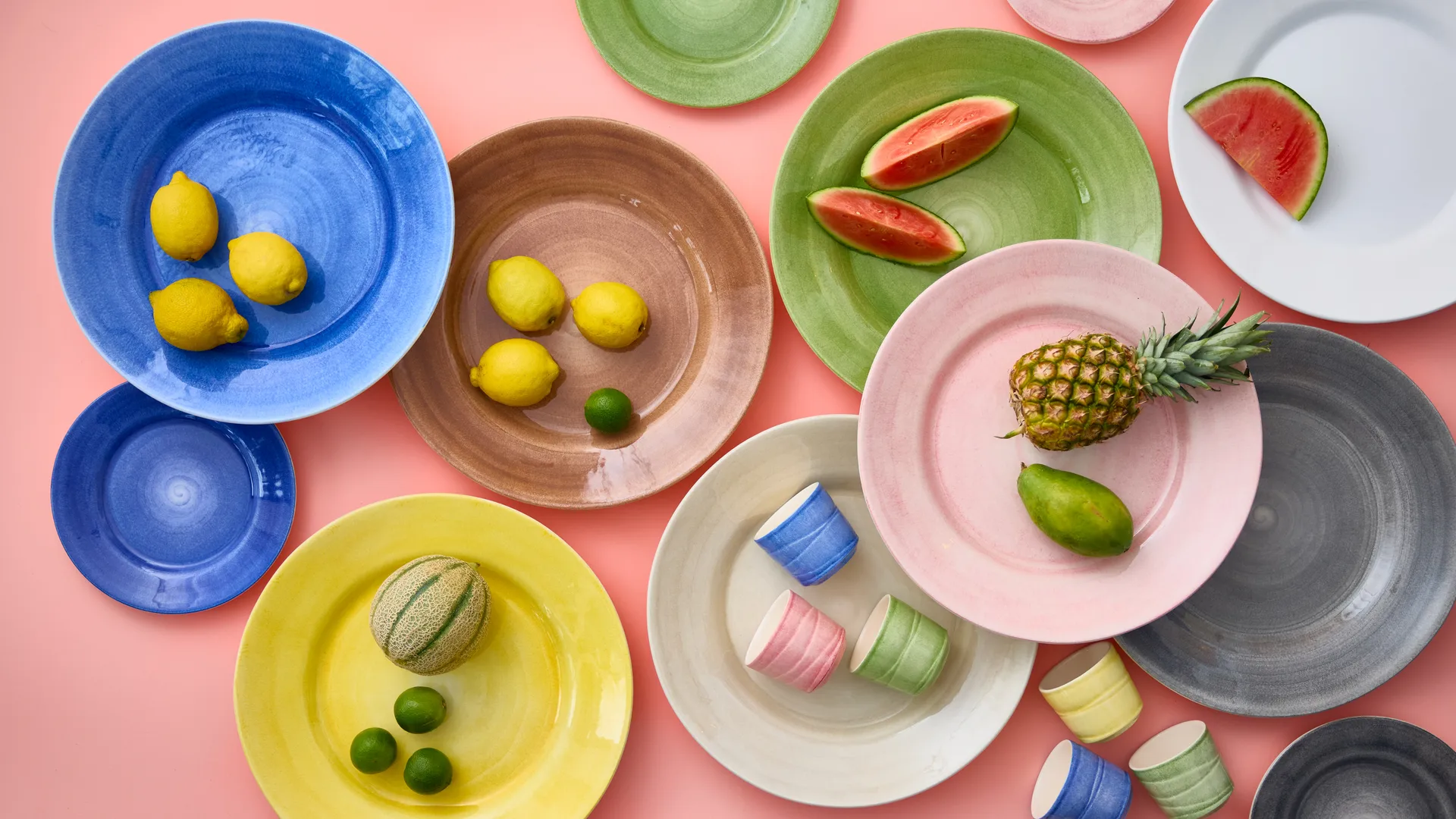 Basic serveringsfat Ø41 cm, Grå Mateus