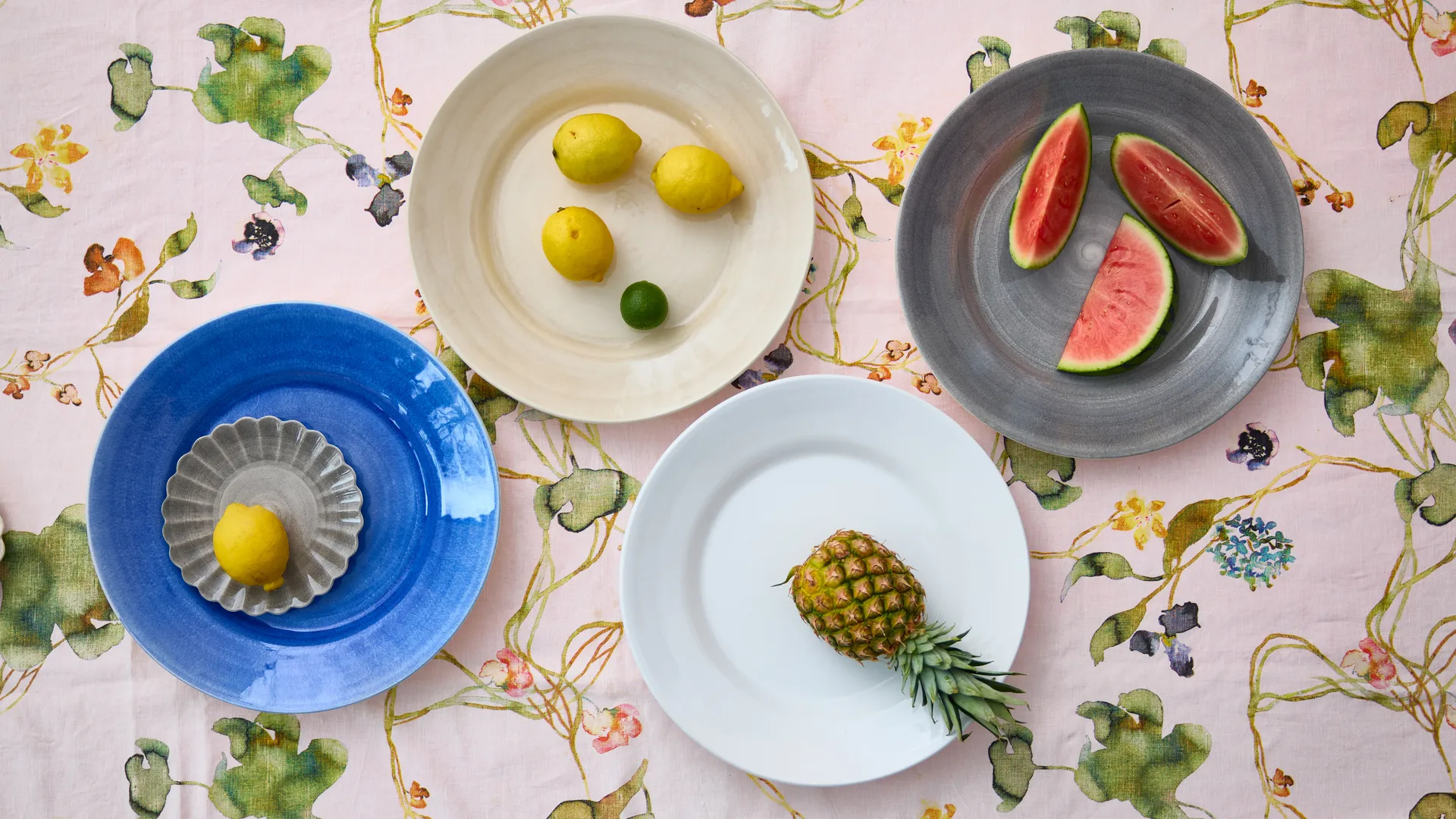 Basic serveringsfat Ø41 cm, Ljusblå Mateus