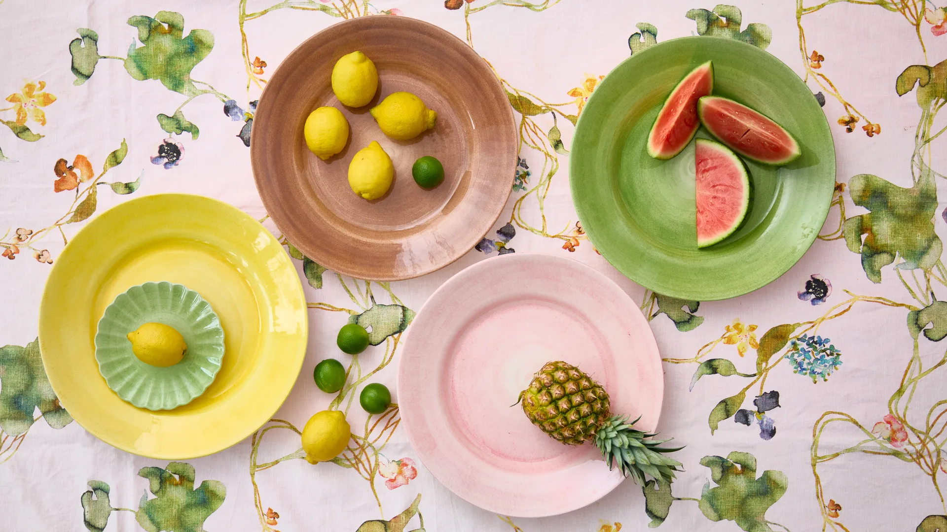 Basic serveringsfat Ø41 cm, Ljusrosa Mateus