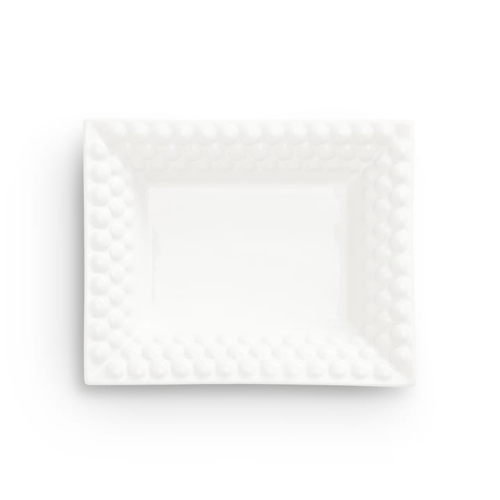 Bubbles bricka liten 16x20 cm, Vit Mateus