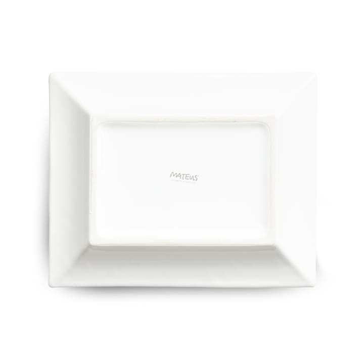 Bubbles bricka liten 16x20 cm, Vit Mateus
