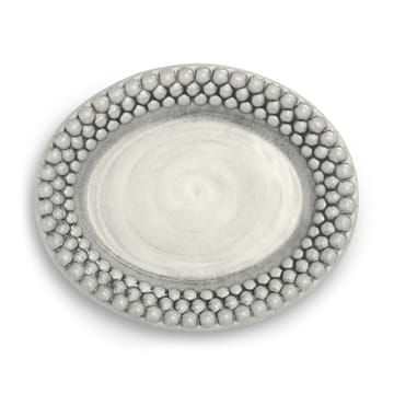 Bubbles oval tallrik 20 cm - Grå - Mateus
