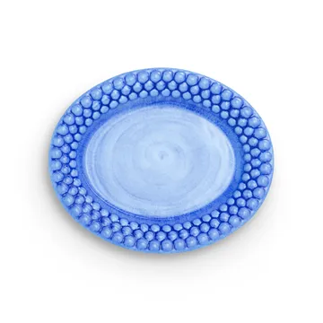 Bubbles oval tallrik 20 cm - Ljusblå - Mateus