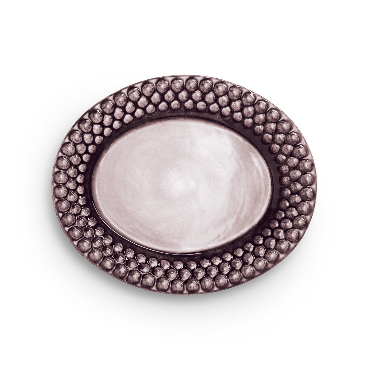 Mateus Bubbles oval tallrik 20 cm Plommon | Skandinavisk Design | Mattallrikar | Lila