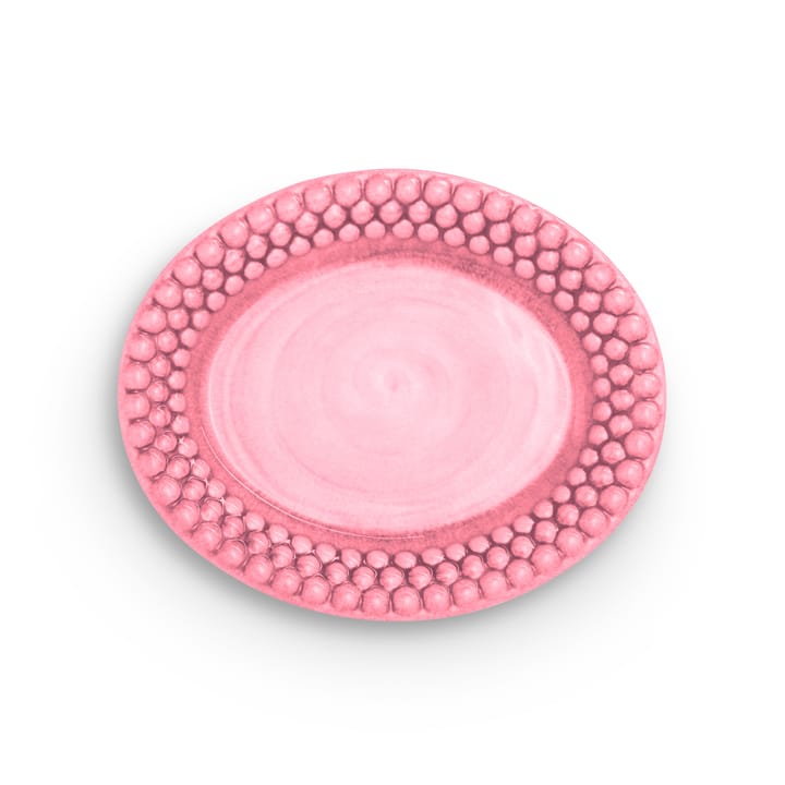 Bubbles oval tallrik 20 cm - Rosa - Mateus