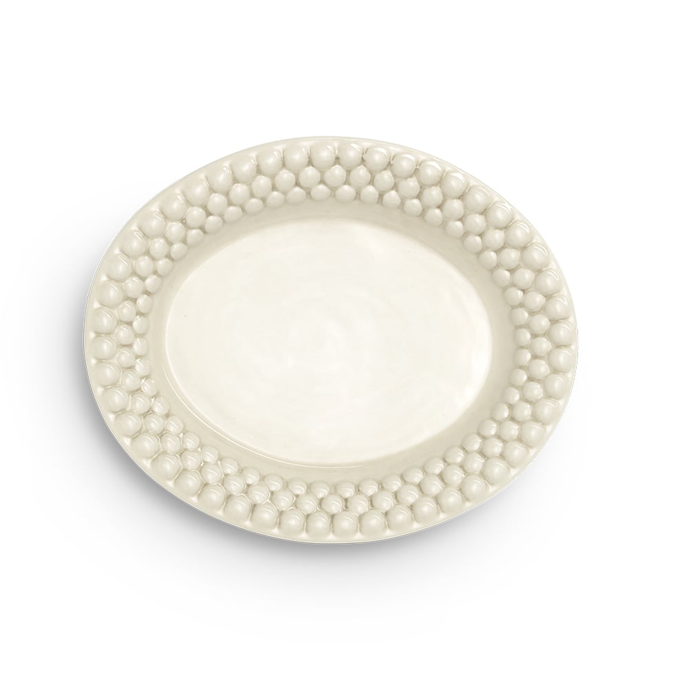 Mateus Bubbles oval tallrik 20 cm Sand | Skandinavisk Design | Mattallrikar | Beige