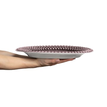 Bubbles ovalt fat 35 cm - Plommon - Mateus