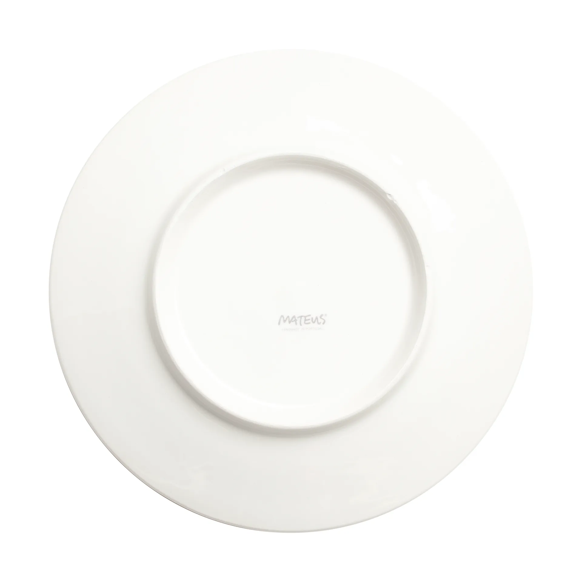 Flowers tulips assiett Ø20 cm, Vit Mateus