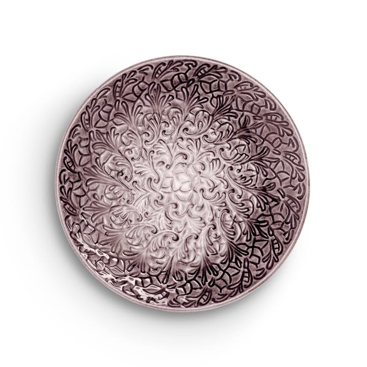 Lace tallrik 20 cm - Plommon - Mateus