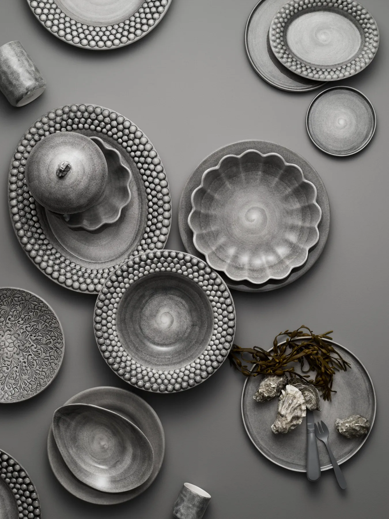 MSY tallrik 25 cm, Grå Mateus