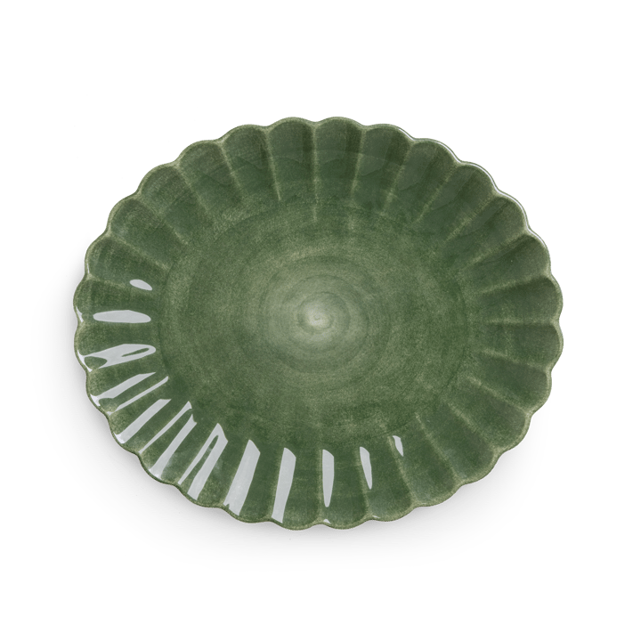 Oyster fat 30x35 cm - Forest green - Mateus