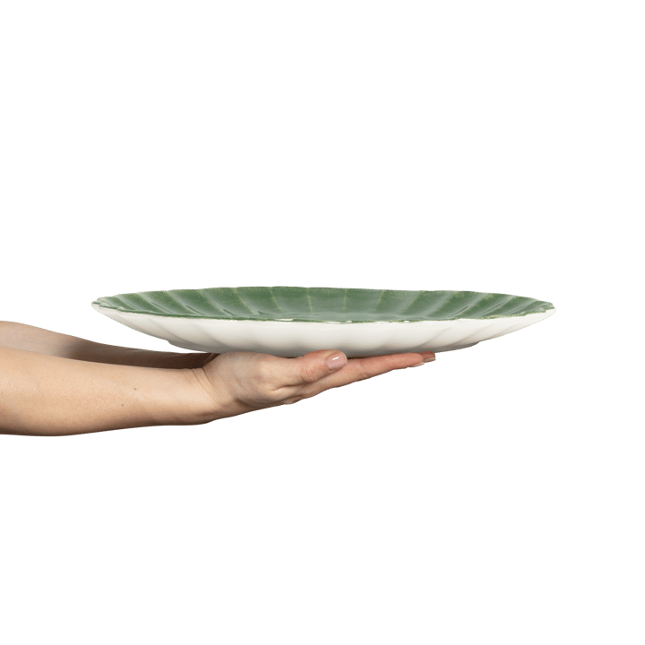 Oyster fat 30x35 cm, Forest green Mateus