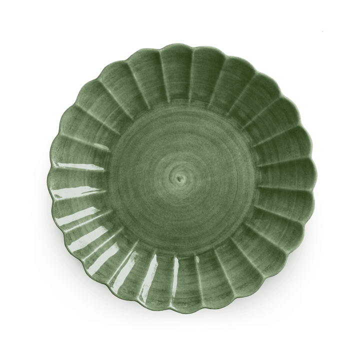 Oyster fat rund 42 cm - Forest green - Mateus