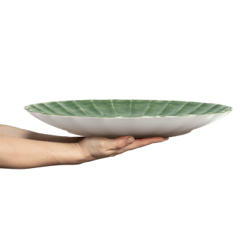 Oyster fat rund 42 cm - Forest green - Mateus