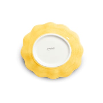 Oyster sk�ål 16x18 cm - Gul - Mateus