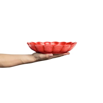 Oyster skål Ø24 cm - Röd - Mateus