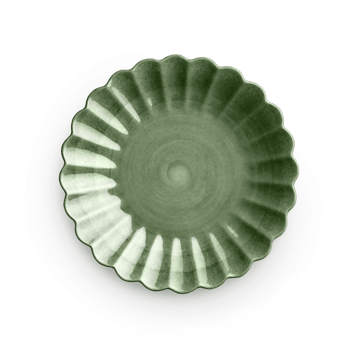 Oyster tallrik 20 cm - Forest green - Mateus