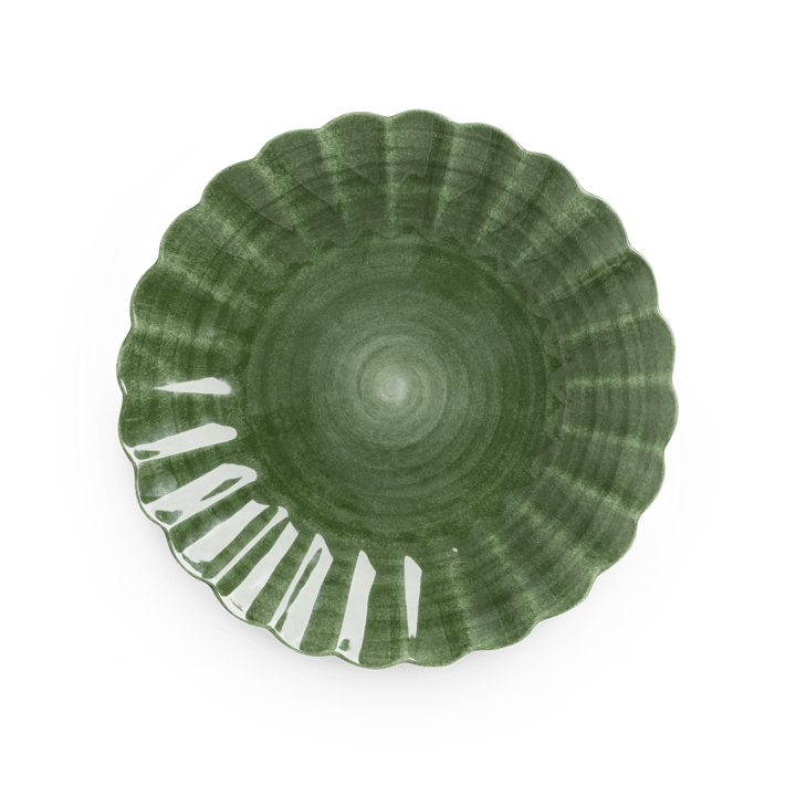 Oyster tallrik 28 cm - Forest green - Mateus