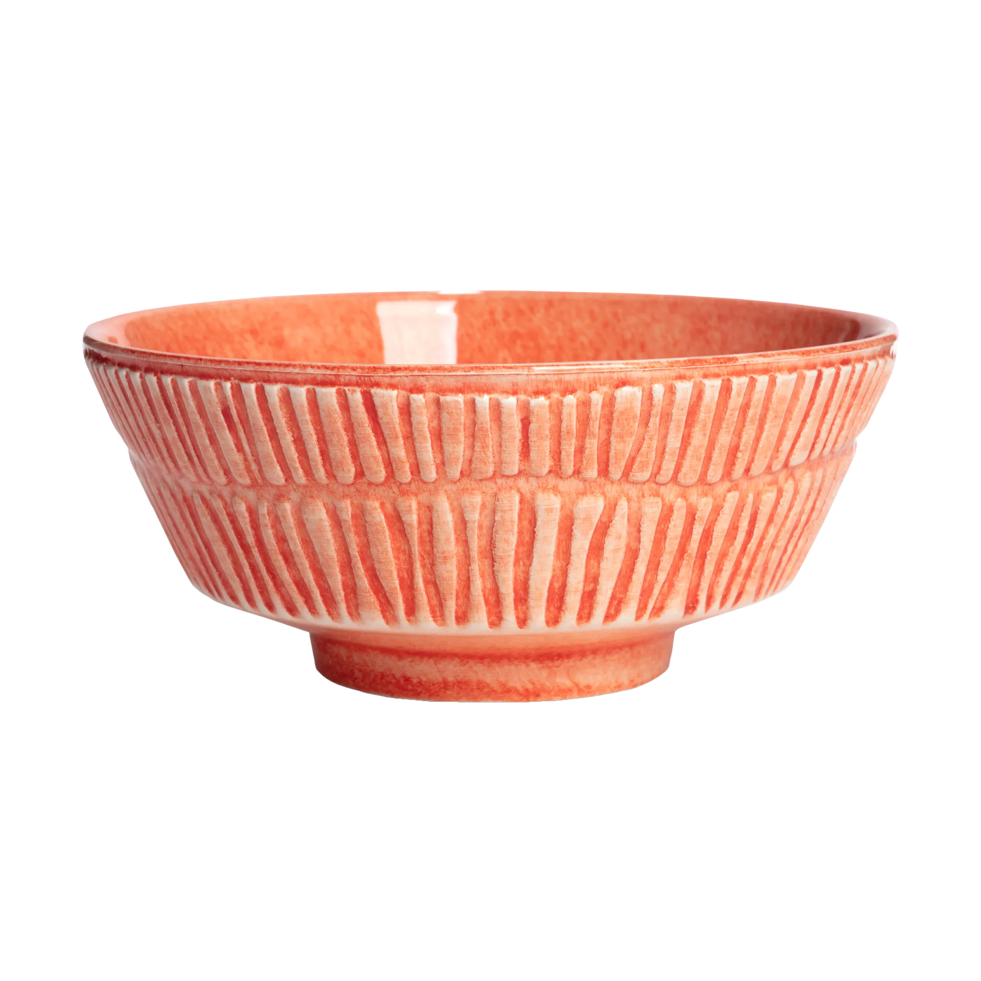 Stripes skål Ø15 cm, Orange Mateus