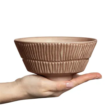 Stripes skål 16 cm - Cinnamon - Mateus
