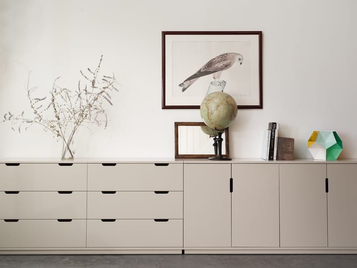 Aoko byrå dubbel 6 lådor, Beige Mavis