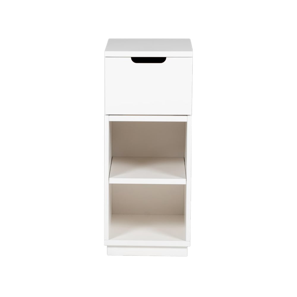 Mavis Aoko sängbord 72 cm 1 låda Vitlack | Skandinavisk Design | Sängbord | Vit