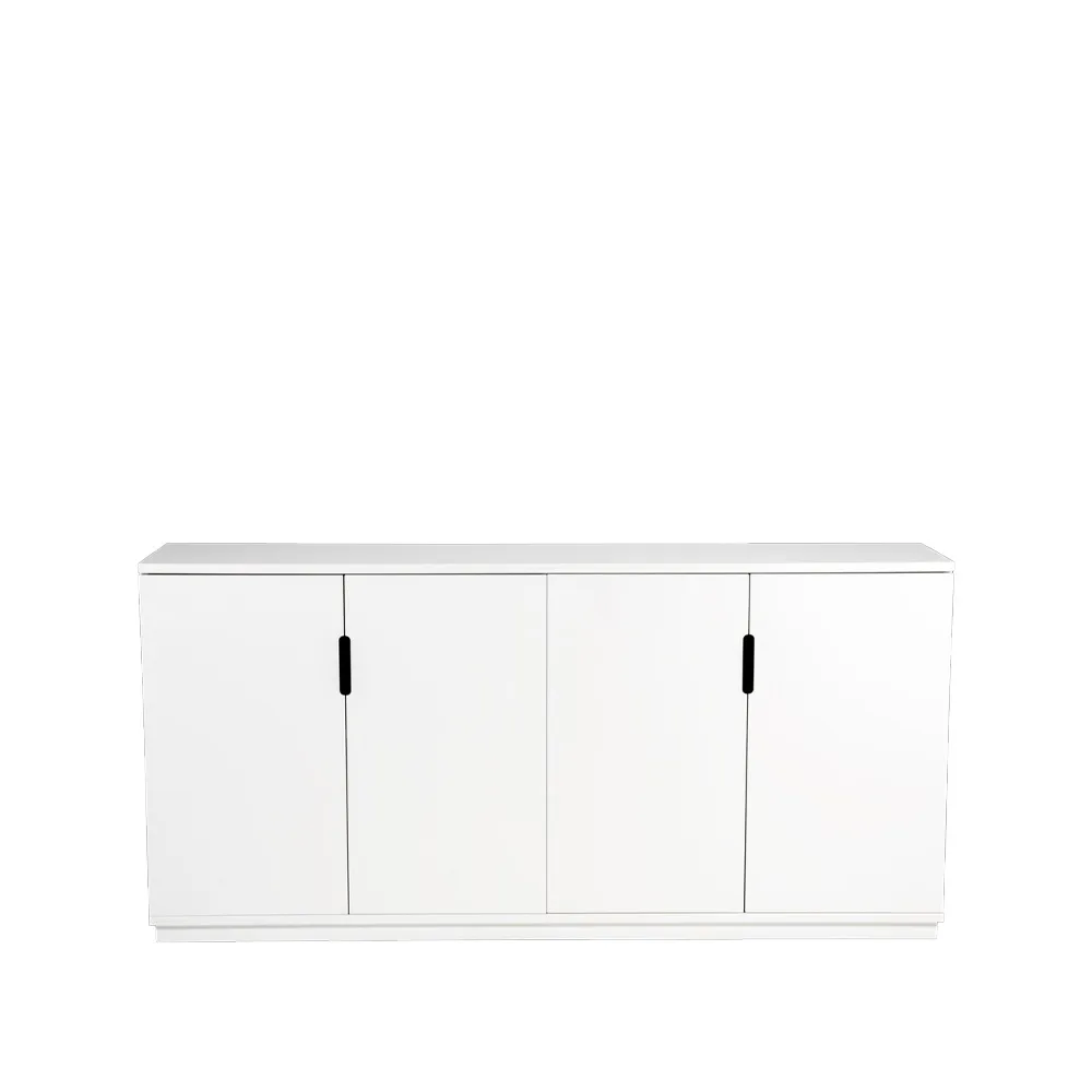 Aoko sideboard 77x160 cm, vit lack Mavis