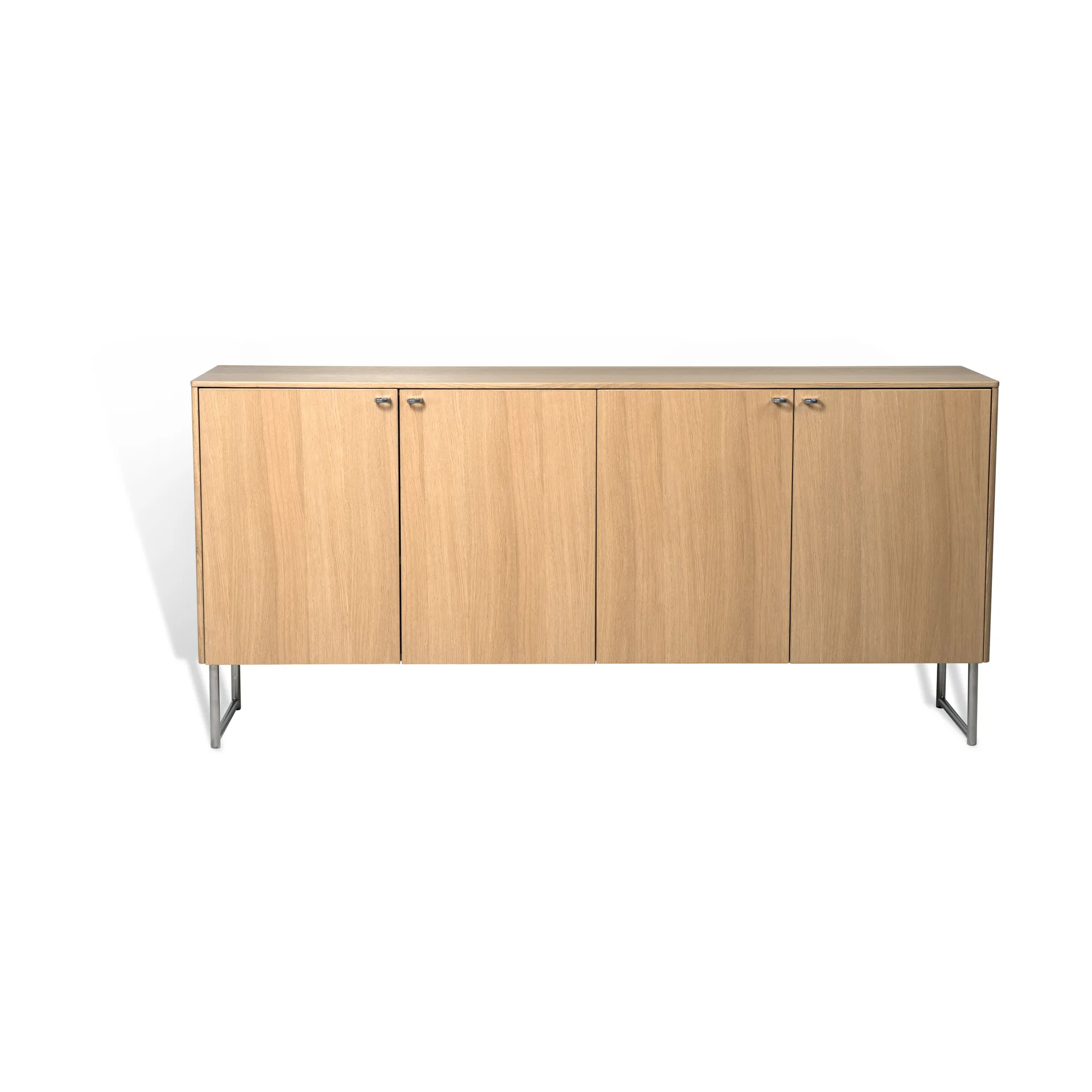 Deus sideboard 75 cm, Vitpigmenterad mattlackad ek Mavis