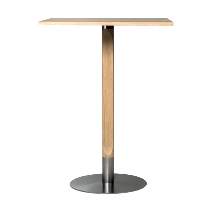 Rod barbord 70x70 cm - Vitpigmenterad mattlackad ek - Mavis