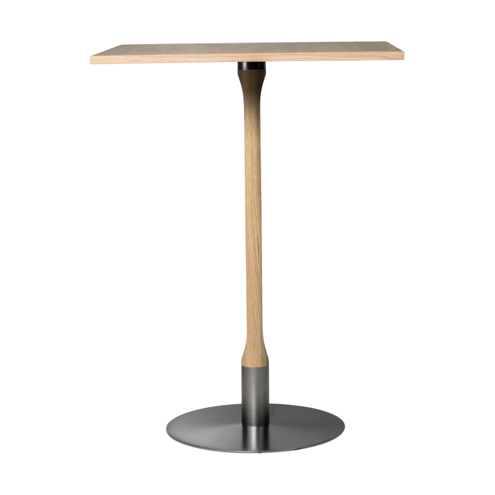 Rod barbord 70x70 cm, Vitpigmenterad mattlackad ek Mavis