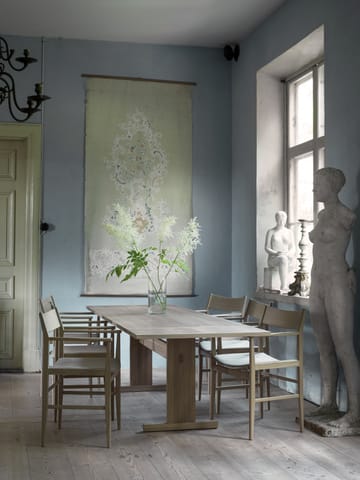 Siza karmstol - Vitpigmenterad ek-lin sits - Mavis