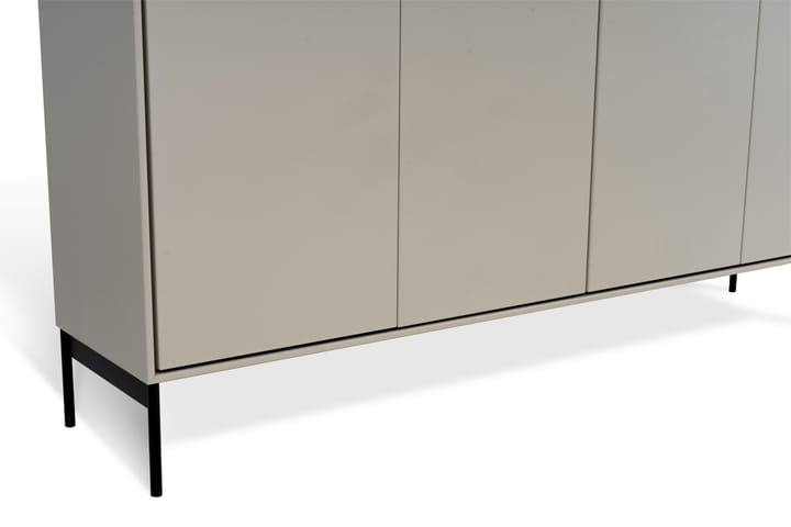 Volt sideboard 80x148 cm - Beige-svart - Mavis