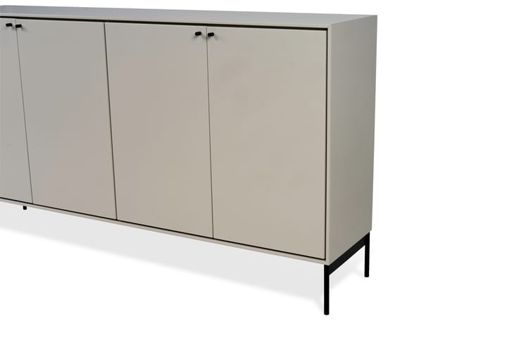 Volt sideboard 80x148 cm - Beige-svart - Mavis