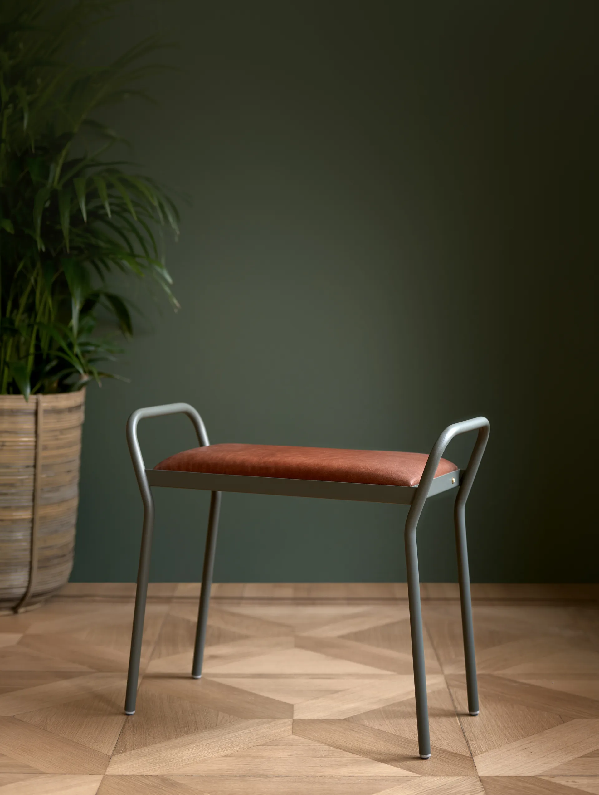 Anyone Pall, green grey/vintage cognac Maze