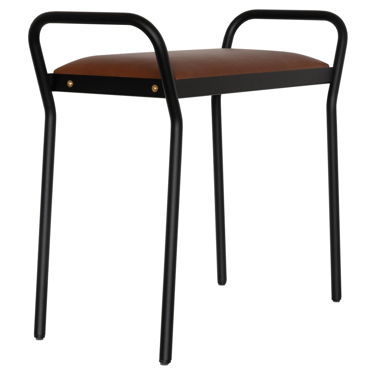 Maze Anyone pall svart-vintage cognac | Skandinavisk Design | Pallar | Svart