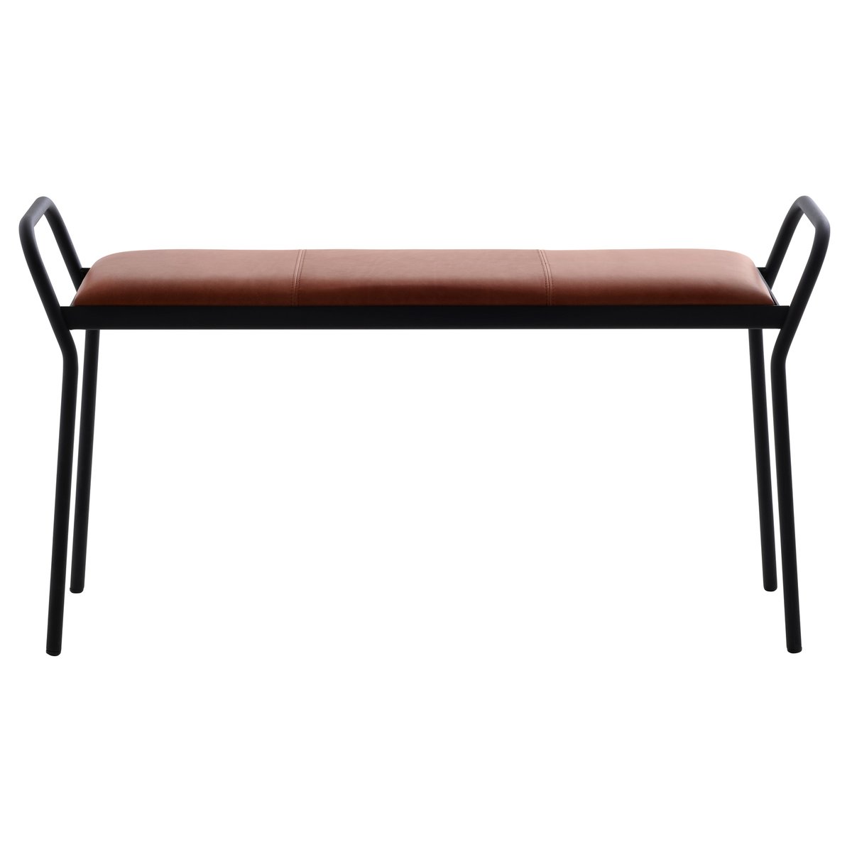 Maze Anytwo pall Svart-vintage cognac | Skandinavisk Design | Pallar | Svart