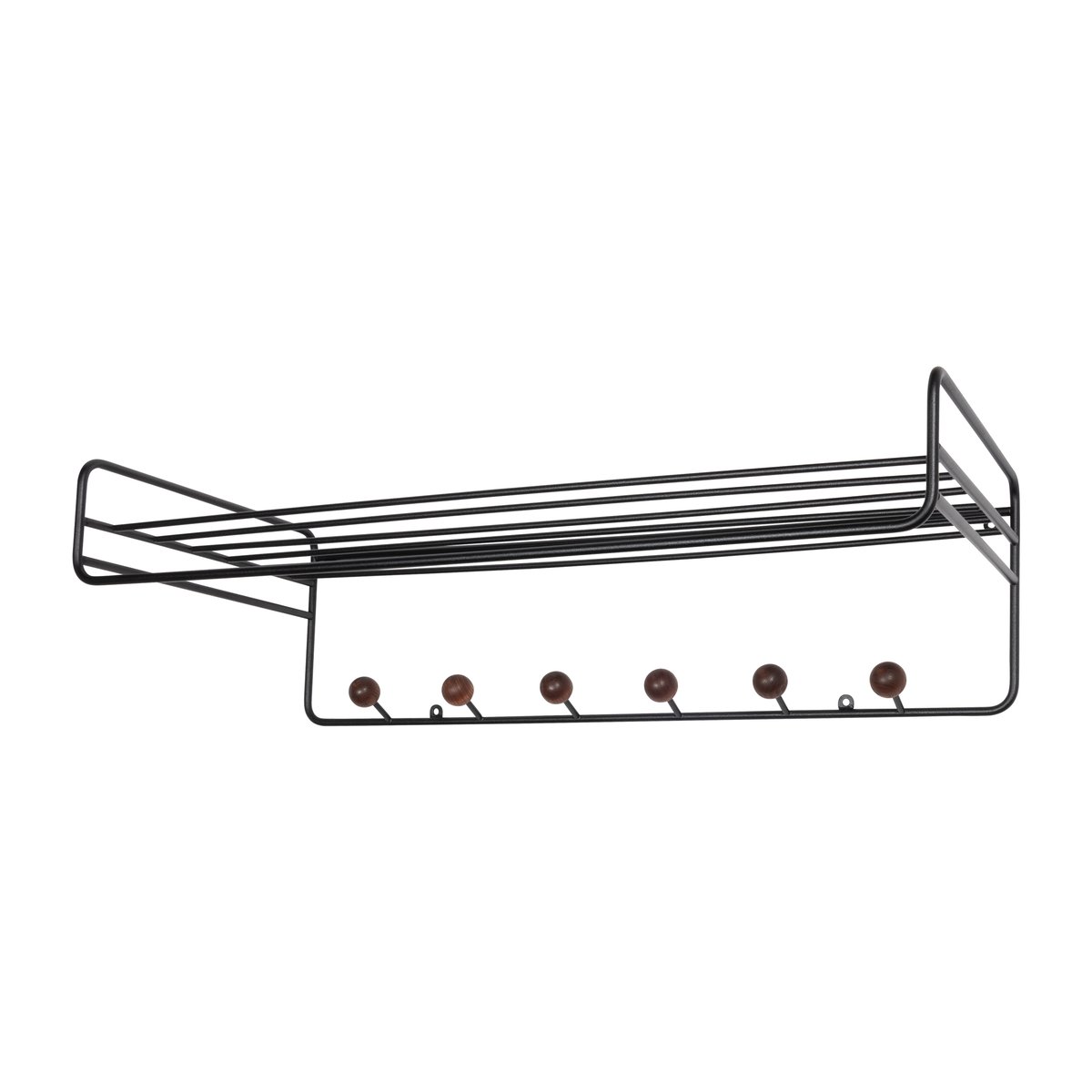 Maze Bill Hat rack hatthylla Svart-mörkbrun | Skandinavisk Design | Hatthyllor | Svart