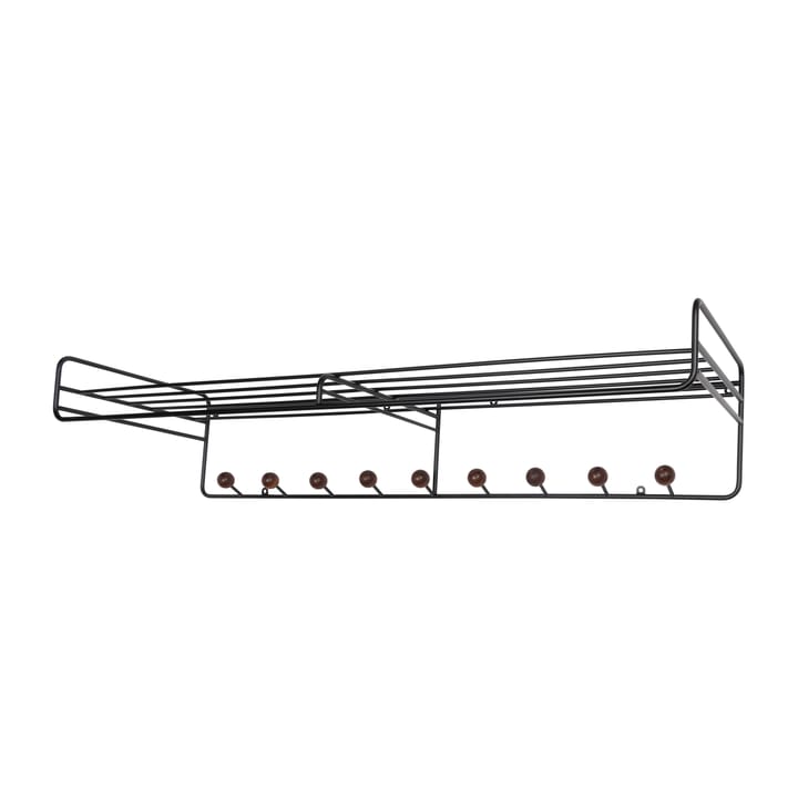 Bill Hat rack L hatthylla - Svart-mörkbrun - Maze