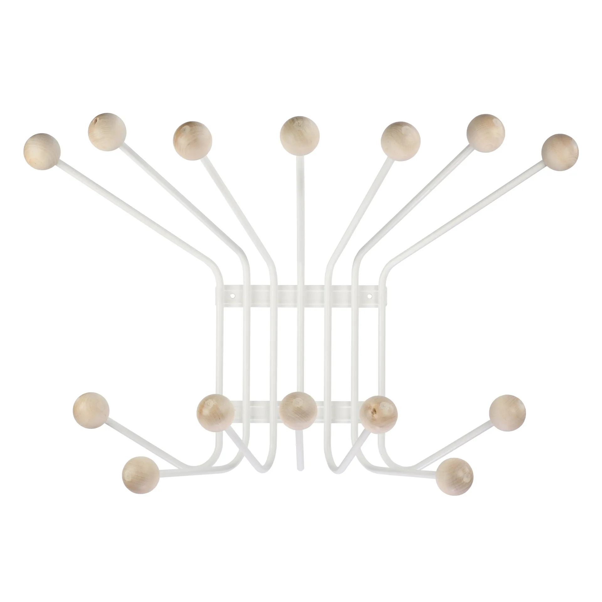 Bill L klädhängare, vit Maze