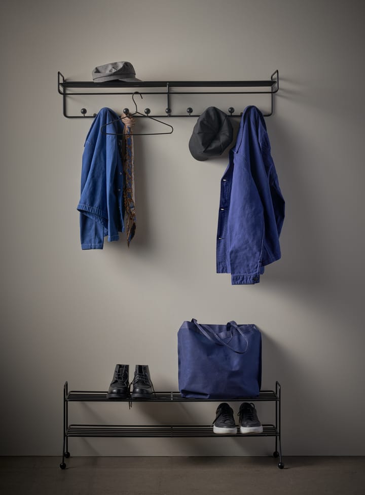 Bill Shoe Shelf L skohylla, svart Maze