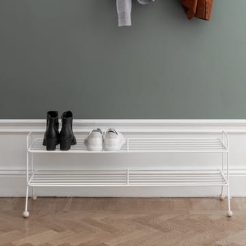 Bill Shoe Shelf L skohylla - vit - Maze
