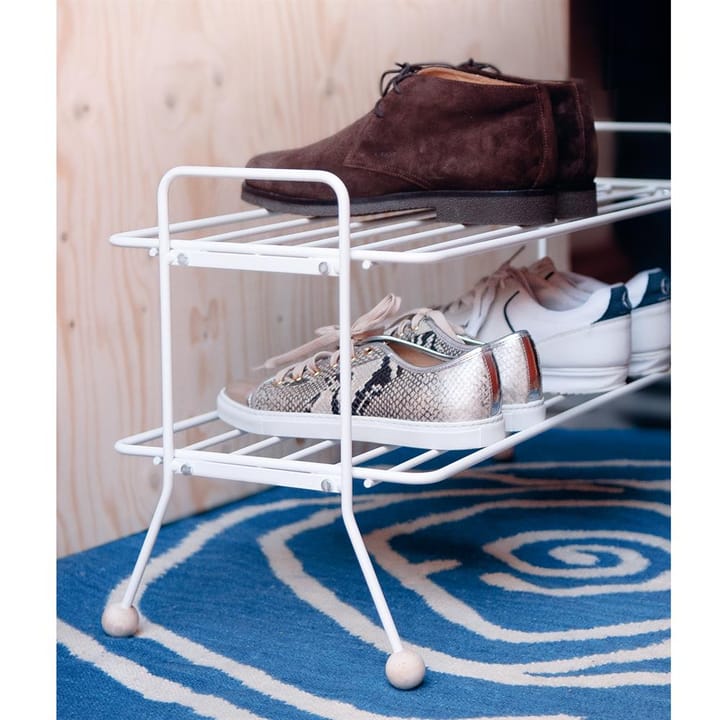 Bill Shoe Shelf, vit Maze