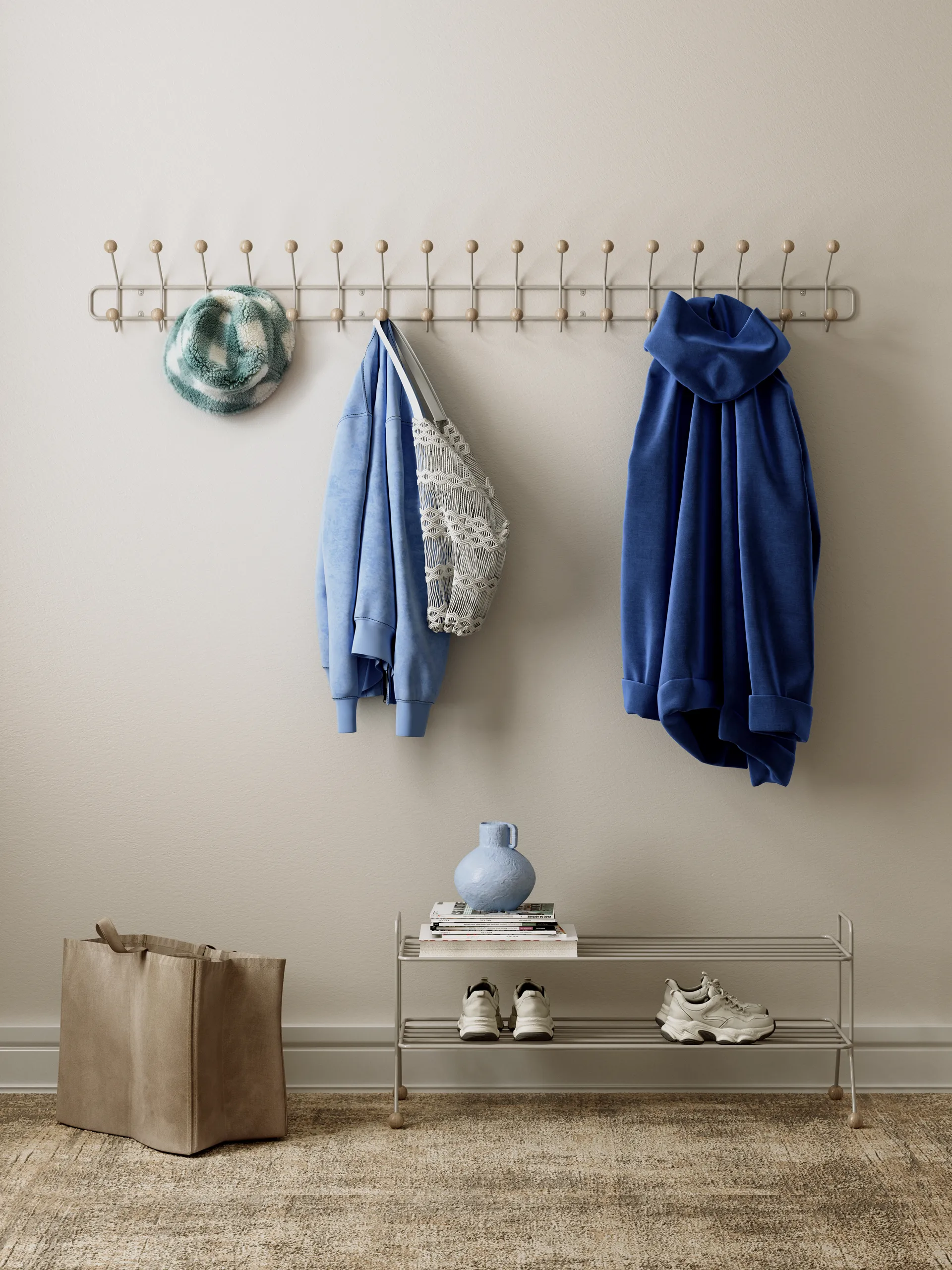 Bill skohylla, Greige Maze