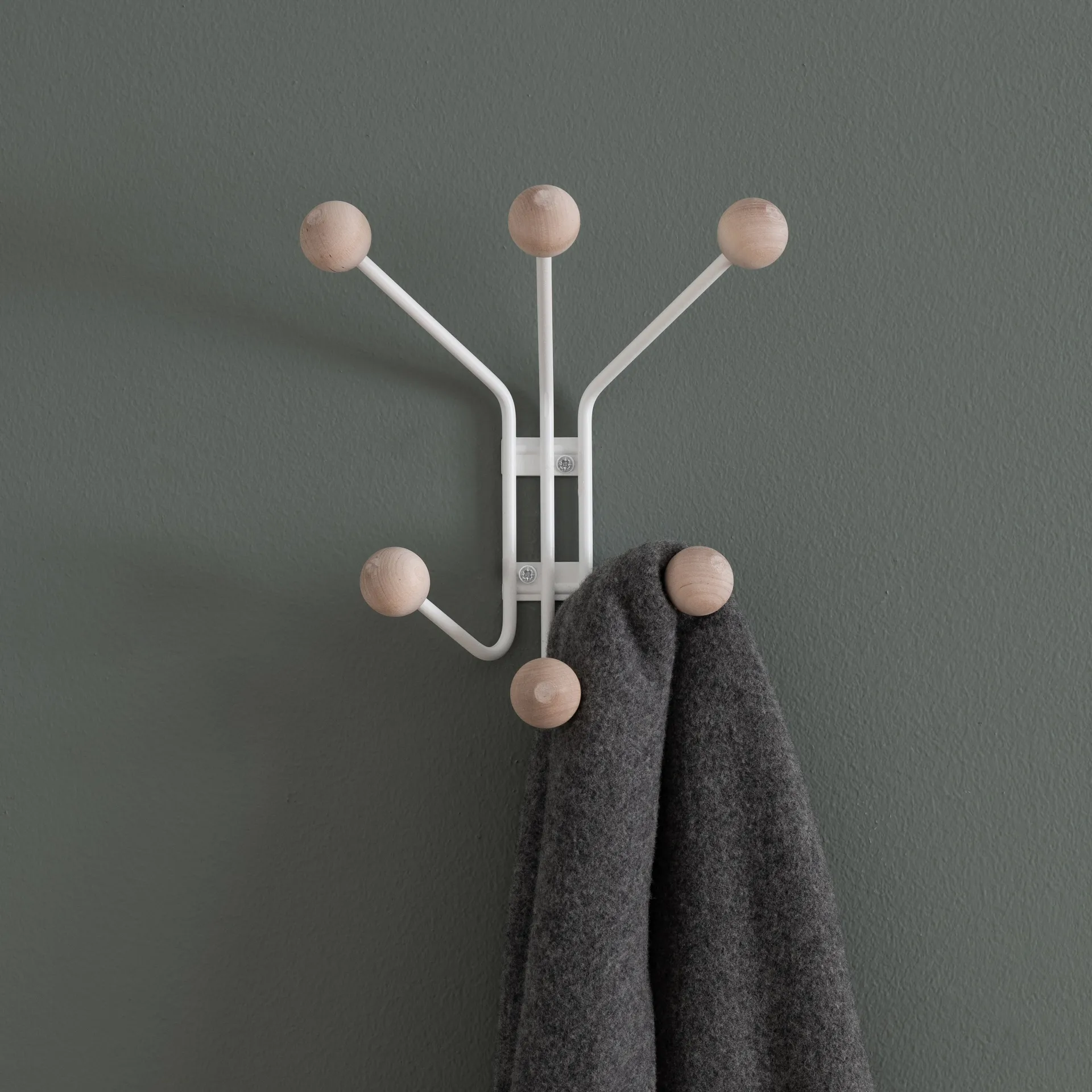 Bill XS klädhängare, vit Maze