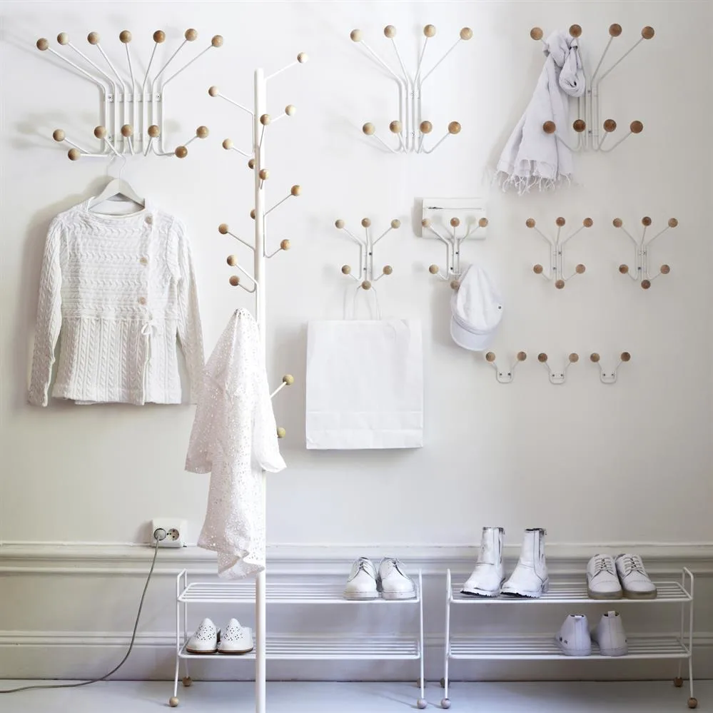 Bill XS klädhängare, vit Maze