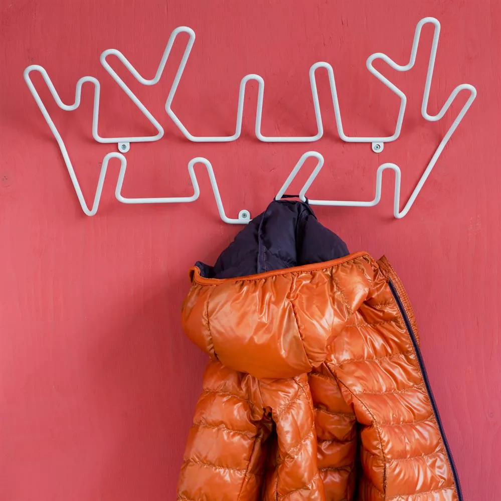 Crown hängare, vit Maze