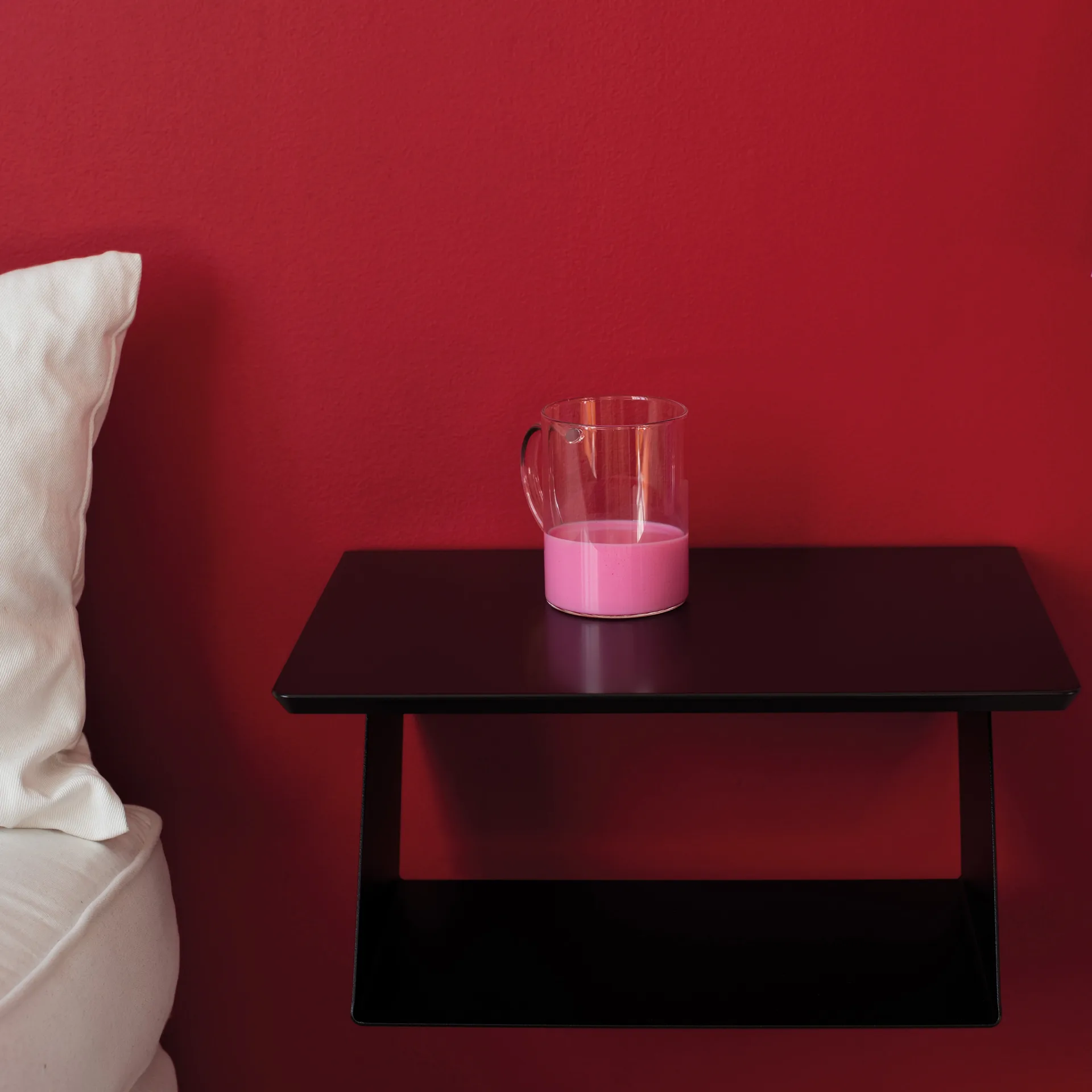 Edgy hylla, svart Maze