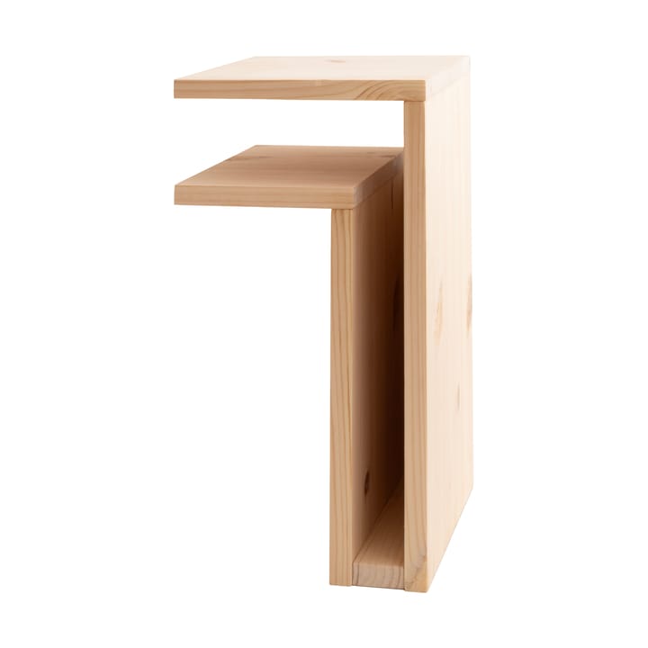 F-shelf Play DIY vägghylla - Pine, left - Maze