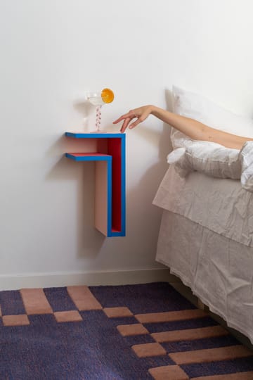 F-shelf Play DIY vägghylla - Pine, left - Maze